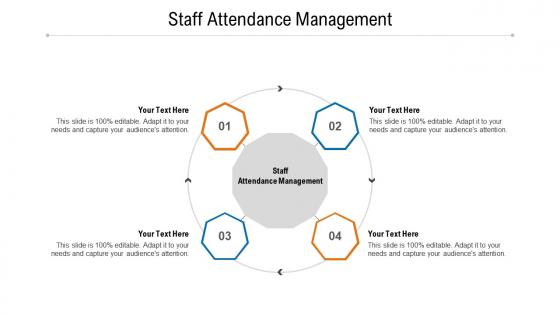 Staff attendance management ppt powerpoint presentation pictures background images cpb