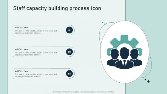 Staff Capacity Building Process Icon