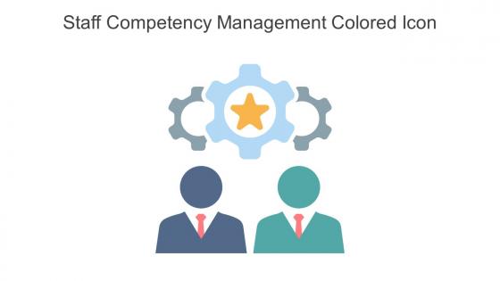 Staff Competency Management Colored Icon In Powerpoint Pptx Png And Editable Eps Format