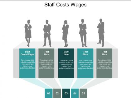 Staff costs wages ppt powerpoint presentation icon graphics design cpb