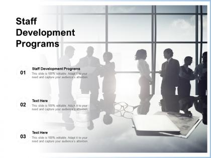 Staff development programs ppt powerpoint presentation pictures styles cpb