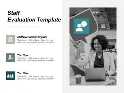 Staff evaluation template ppt powerpoint presentation pictures file formats cpb
