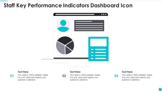 Staff Key Performance Indicators Dashboard Icon