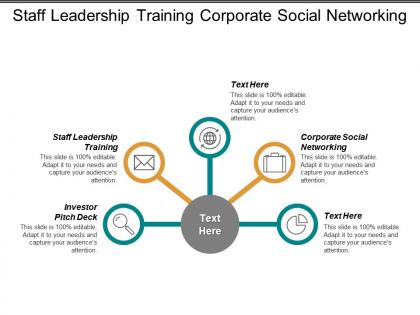 Staff leadership training corporate social networking investor pitch deck cpb