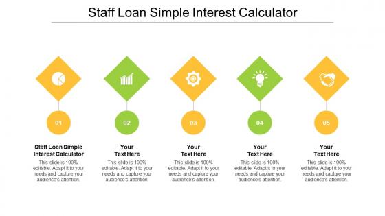 Staff loan simple interest calculator ppt powerpoint presentation styles good cpb