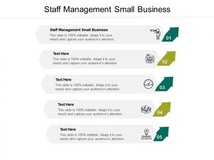 Staff management small business ppt powerpoint presentation infographic template elements cpb