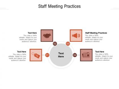 Staff meeting practices ppt powerpoint presentation icon demonstration cpb
