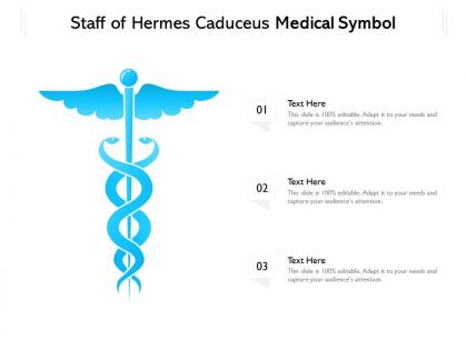 Staff of hermes caduceus medical symbol