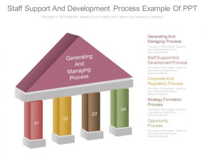Staff support and development process example of ppt