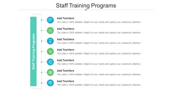 Staff Training Programs Ppt Powerpoint Presentation Slides Samples Cpb