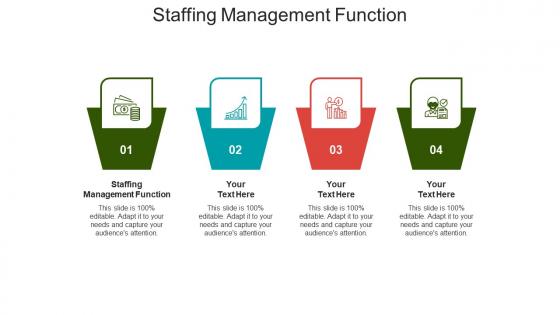Staffing management function ppt powerpoint presentation ideas vector cpb