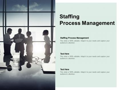Staffing process management ppt powerpoint presentation icon shapes cpb