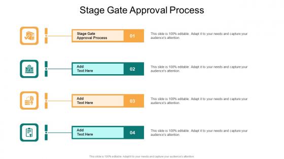 Stage Gate Approval Process In Powerpoint And Google Slides Cpb