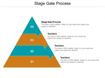 Stage gate process ppt powerpoint presentation pictures templates cpb