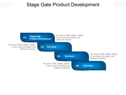 Stage gate product development ppt powerpoint presentation file display cpb