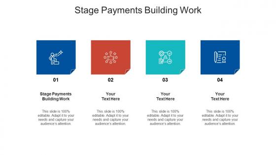 Stage payments building work ppt powerpoint presentation file example cpb