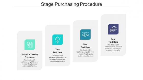 Stage purchasing procedure ppt powerpoint presentation inspiration master slide cpb