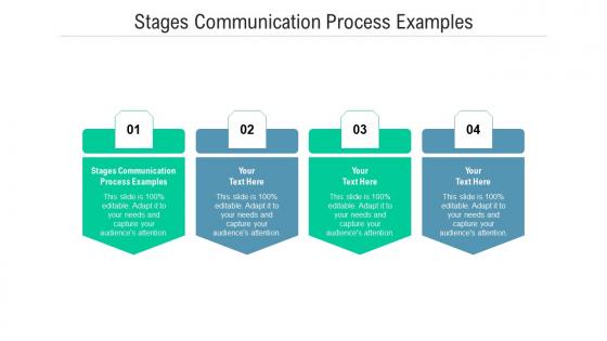 Stages communication procedure examples ppt powerpoint presentation gallery rules cpb