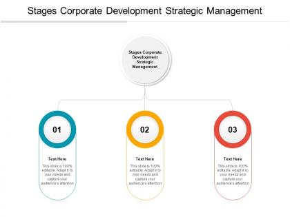 Stages corporate development strategic management ppt powerpoint presentation aids cpb