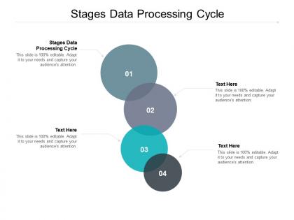 Stages data processing cycle ppt powerpoint presentation model graphics example cpb