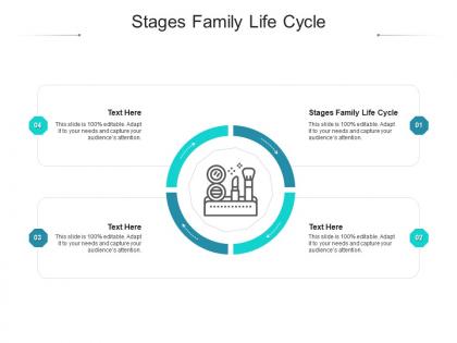 Stages family life cycle ppt powerpoint presentation slides example file cpb