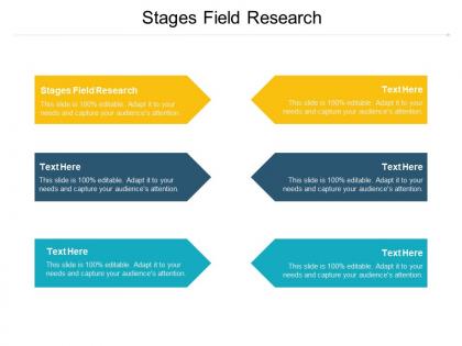 Stages field research ppt powerpoint presentation pictures sample cpb