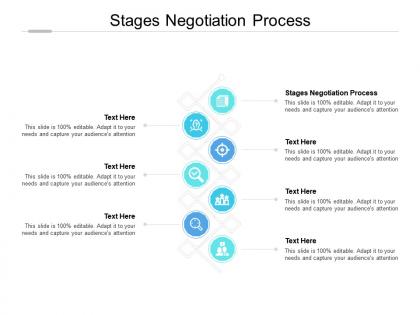 Stages negotiation process ppt powerpoint presentation infographic template visual aids cpb