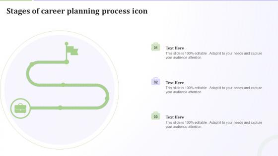Stages Of Career Planning Process Icon