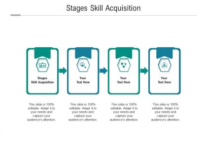 Stages skill acquisition ppt powerpoint presentation layouts background cpb