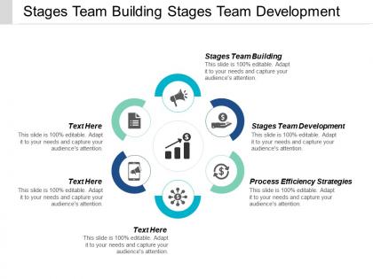 Stages team building stages team development process efficiency strategies cpb