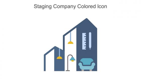 Staging Company Colored Icon In Powerpoint Pptx Png And Editable Eps Format