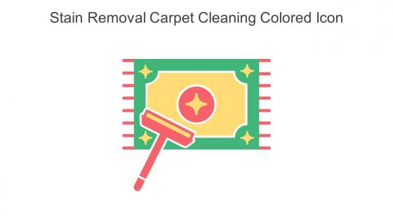 Stain Removal Carpet Cleaning Colored Icon In Powerpoint Pptx Png And Editable Eps Format