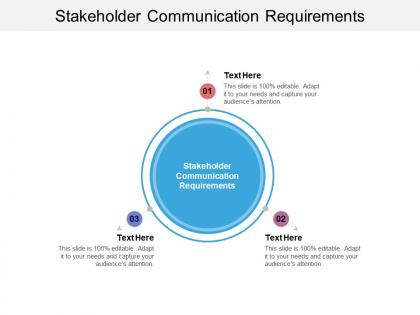 Stakeholder communication requirements ppt powerpoint presentation model smartart cpb