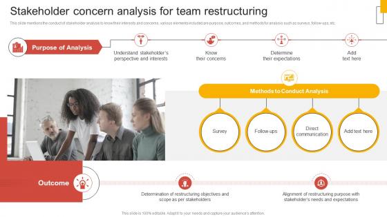 Stakeholder Concern Analysis For Team Comprehensive Guide Of Team Restructuring