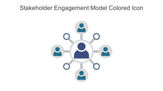 Stakeholder Engagement Model Colored Icon In Powerpoint Pptx Png And Editable Eps Format