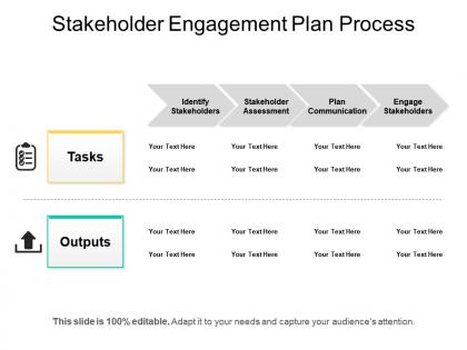 Stakeholder engagement plan process