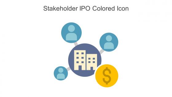 Stakeholder IPO Colored Icon In Powerpoint Pptx Png And Editable Eps Format
