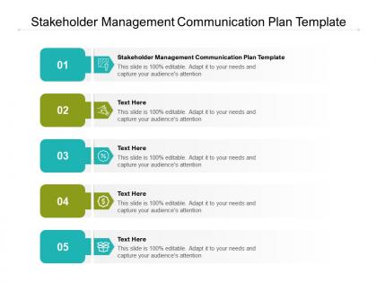 Stakeholder management communication plan template ppt powerpoint presentation outline rules cpb