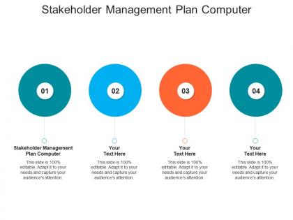 Stakeholder management plan computer ppt powerpoint presentation ideas show cpb