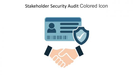 Stakeholder Security Audit Colored Icon In Powerpoint Pptx Png And Editable Eps Format
