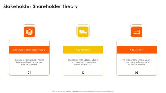 Stakeholder Shareholder Theory In Powerpoint And Google Slides Cpb