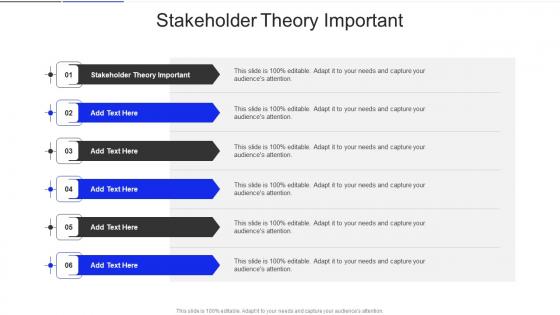 Stakeholder Theory Important In Powerpoint And Google Slides Cpb