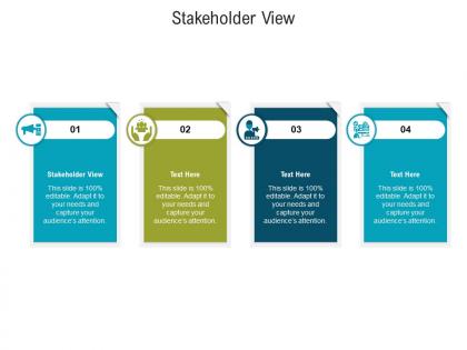 Stakeholder view ppt powerpoint presentation model introduction cpb