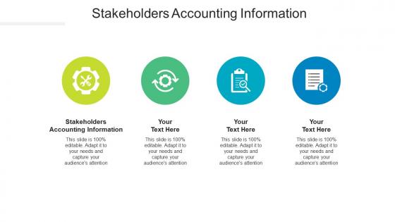 Stakeholders accounting information ppt powerpoint presentation guidelines cpb