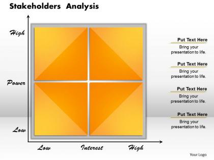 Stakeholders analysis powerpoint presentation slide template