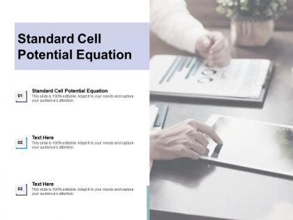 Standard cell potential equation ppt powerpoint presentation icon structure cpb