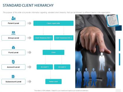 Standard client hierarchy ppt powerpoint presentation gallery structure