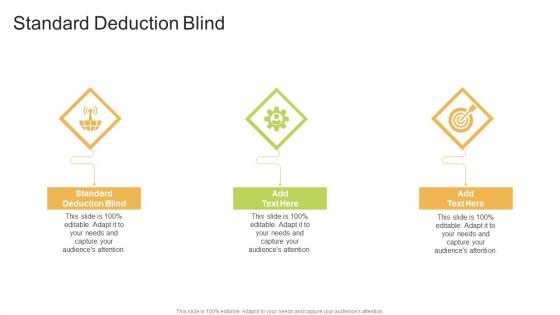 Standard Deduction Blind In Powerpoint And Google Slides Cpb