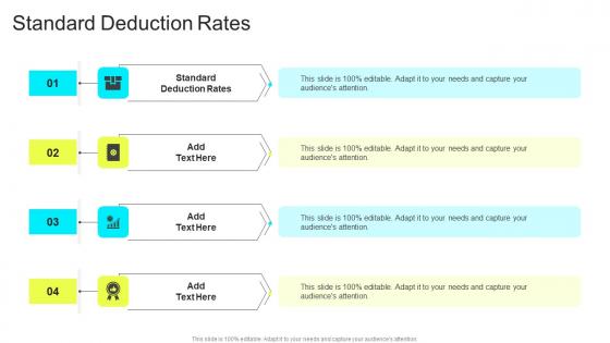 Standard Deduction Rates In Powerpoint And Google Slides Cpb