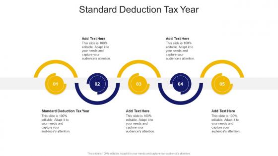 Standard Deduction Tax Year In Powerpoint And Google Slides Cpb